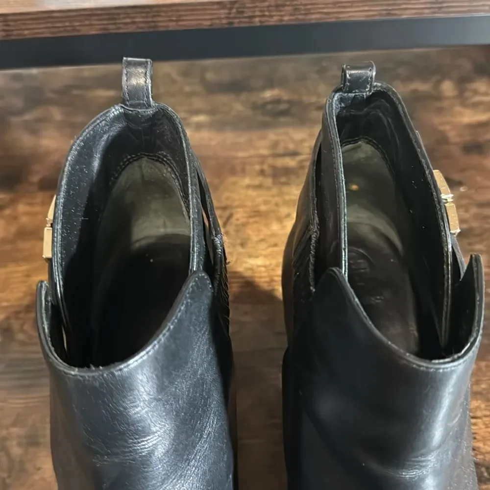 Tory Burch Black‎ heeled booties size 9.5